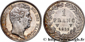 LOUIS-PHILIPPE I
Type : 1 franc Louis-Philippe, tête nue 
Date : 1831 
Mint name / Town : Lille 
Quantity minted : 452429 
Metal : silver 
Millesimal ...