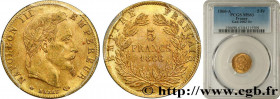 SECOND EMPIRE
Type : 5 francs or Napoléon III, tête laurée 
Date : 1866 
Mint name / Town : Paris 
Quantity minted : 1948610 
Metal : gold 
Millesimal...