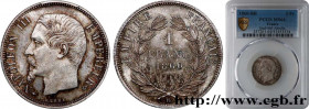 SECOND EMPIRE
Type : 1 franc Napoléon III, tête nue 
Date : 1860 
Mint name / Town : Strasbourg 
Quantity minted : 1333333 
Metal : silver 
Millesimal...
