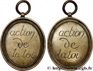 FRENCH CONSTITUTION - NATIONAL ASSEMBLY
Type : Médaille des huissiers et exécuteurs de jugements 
Date : 1791 
Metal : bronze 
Diameter : 49  mm
Weigh...