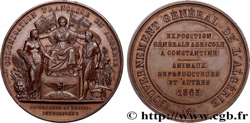 ALGERIA
Type : Médaille, Exposition générale agricole, Colonisation française 
D...