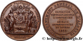 ALGERIA
Type : Médaille, Exposition générale agricole, Colonisation française 
Date : 1863 
Mint name / Town : Algérie, Constantine 
Metal : copper 
D...