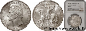 GERMANY - SAXONY
Type : 1 Thaler commémoration de la victoire sur la France 
Date : 1871 
Mint name / Town : Dresde - B 
Quantity minted : 44844 
Meta...