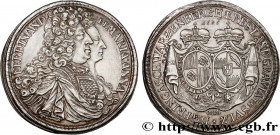 GERMANY - SCHWARZENBERG (PRINCIPALITY OF - FERDINAND WILHELM EUSEBIUS AND MARIA-ANNA
Type : Thaler 
Date : 1696 
Quantity minted : - 
Metal : silver 
...