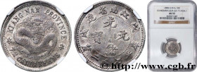 CHINA
Type : 7,2 Candareens (10 Cents) Province de Kiang Nan 
Date : (1898) 
Quantity minted : - 
Metal : silver 
Millesimal fineness : 800  ‰
Diamete...