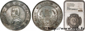 CHINA
Type : 1 Dollar ou Yuan Sun Yat-Sen - Naissance de la République 
Date : 1927 
Quantity minted : - 
Metal : silver 
Millesimal fineness : 900  ‰...