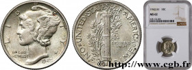 UNITED STATES OF AMERICA
Type : 1 Dime Mercury 1942 over 1941 
Date : 1942 
Mint name / Town : Philadelphie 
Quantity minted : - 
Metal : silver 
Mill...