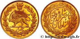 IRAN - NASER AL-DIN QAJAR 
Type : Essai 1/2 Toman AH1281 
Date : 1864 
Mint name / Town : Téhéran 
Metal : gold 
Millesimal fineness : 900  ‰
Diameter...