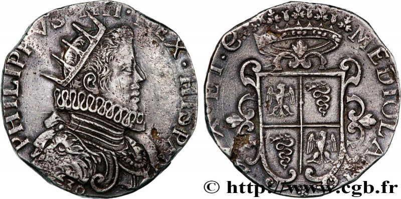 ITALY - DUCHY OF MILAN - PHILIP IV
Type : Ducaton 
Date : c. 1622-1630 
Mint nam...