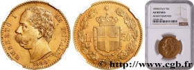 ITALY - KINGDOM OF ITALY - UMBERTO I
Type : 50 Lire 
Date : 1888 
Mint name / Town : Rome 
Quantity minted : 2125 
Metal : gold 
Millesimal fineness :...