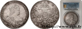 RUSSIA - ANNA
Type : 1 Rouble  
Date : 1738 
Mint name / Town : Moscou 
Quantity minted : - 
Metal : silver 
Millesimal fineness : 802  ‰
Diameter : 4...