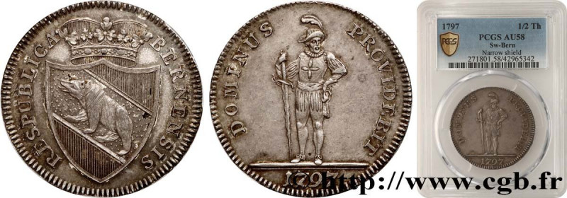 SWITZERLAND - REPUBLIC OF BERN
Type : Demi-thaler 
Date : 1797 
Mint name / Town...