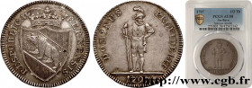 SWITZERLAND - REPUBLIC OF BERN
Type : Demi-thaler 
Date : 1797 
Mint name / Town : Berne 
Quantity minted : --- 
Metal : silver 
Diameter : 34,73  mm
...