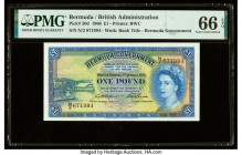 Bermuda Bermuda Government 1 Pound 1.10.1966 Pick 20d PMG Gem Uncirculated 66 EPQ. 

HID09801242017

© 2022 Heritage Auctions | All Rights Reserved