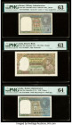 Burma Military Administration 1 Rupee 1940 (ND 1945) Pick 25b Jhun5.9.1B PMG Choice Uncirculated 63; India Reserve Bank of India; Government of India ...