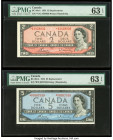 Canada Bank of Canada $2; 5 1954 Pick 76c BC-38cA; BC-39cA Two Replacement Examples PMG Choice Uncirculated 63 EPQ (2). 

HID09801242017

© 2022 Herit...