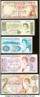 Fiji, Saint Helena & Solomon Islands Group Lot of 10 Examples Crisp Uncirculated. Stains are present on the Fiji 1 Dollar example.

HID09801242017

© ...