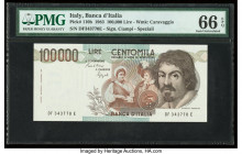 Italy Banco d'Italia 100,000 Lire 1.9.1983 Pick 110b PMG Gem Uncirculated 66 EPQ. 

HID09801242017

© 2022 Heritage Auctions | All Rights Reserved