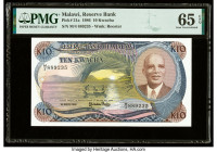 Malawi Reserve Bank of Malawi 10 Kwacha 1.3.1986 Pick 21a PMG Gem Uncirculated 65 EPQ. 

HID09801242017

© 2022 Heritage Auctions | All Rights Reserve...