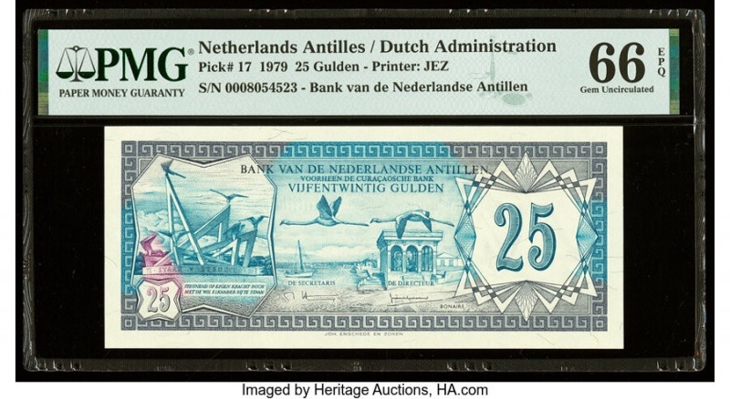 Netherlands Antilles Bank van de Nederlandse Antillen 25 Gulden 14.7.1979 Pick 1...