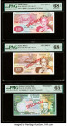 Saint Helena, Samoa & Solomon Islands Lot of 6 Graded Specimen PMG Superb Gem Unc 68 EPQ (2); Superb Gem Unc 67 EPQ; Gem Uncirculated 65 EPQ (2); Choi...