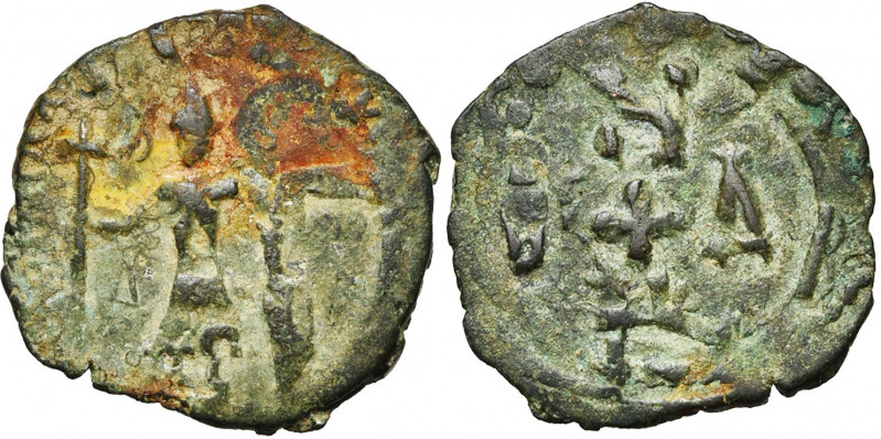 COMTE D''EDESSE, Baudouin II du Bourg, restauré (1108-1118), AE follis. Série lé...
