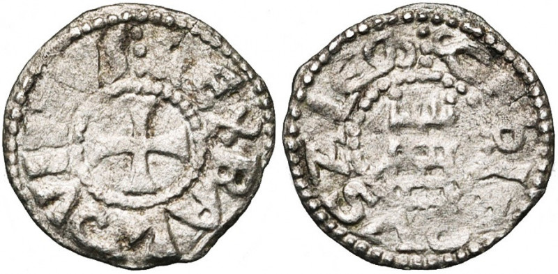 ROYAUME DE JERUSALEM, Baudouin III (1143-1163), billon obole. 1er groupe (style ...