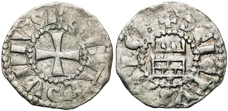 ROYAUME DE JERUSALEM, Baudouin III (1143-1163), billon obole. 1er groupe (style ...