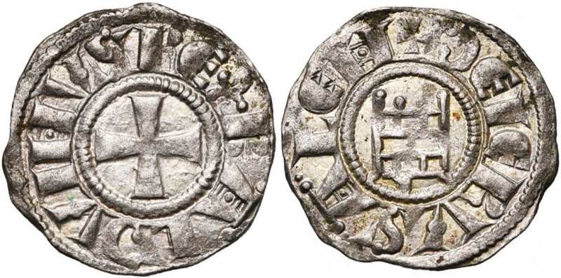 ROYAUME DE JERUSALEM, Baudouin III (1143-1163), billon denier. 2e groupe (style ...