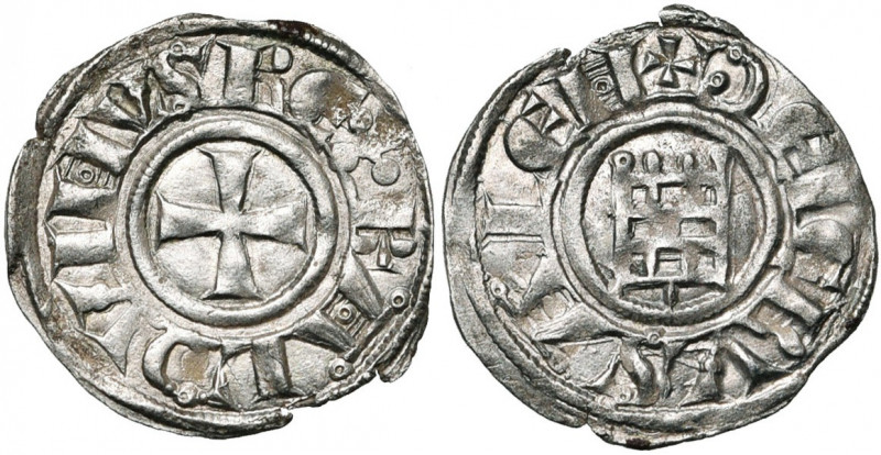 ROYAUME DE JERUSALEM, Baudouin III (1143-1163), billon denier. 2e groupe (style ...