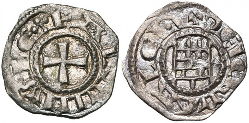 ROYAUME DE JERUSALEM, Baudouin III (1143-1163), billon obole. 2e groupe (style a...