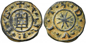 ROYAUME DE JERUSALEM, SEIGNEURIE DE BEYROUTH, Raymond III de Tripoli, régent (1184-1186), Cu pougeoise anonyme à la tour de David. D/ T·V·R·R·I·S· Tou...