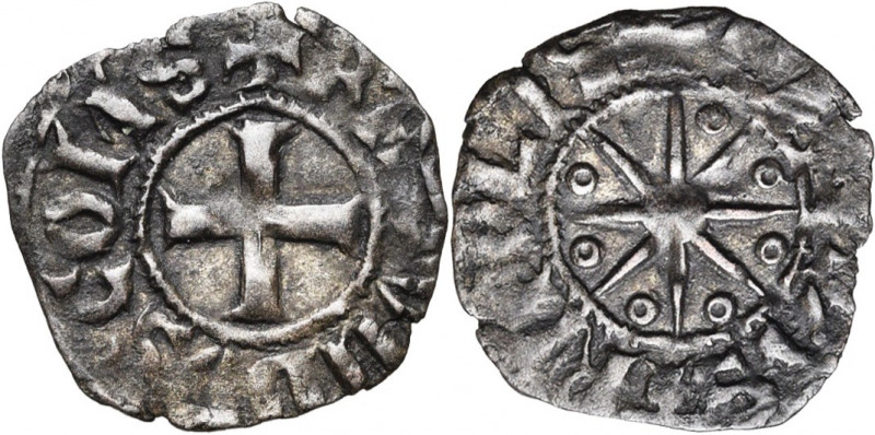 COMTE DE TRIPOLI, Raymond III (1152-1187), billon denier, vers 1173/1174-1187. T...