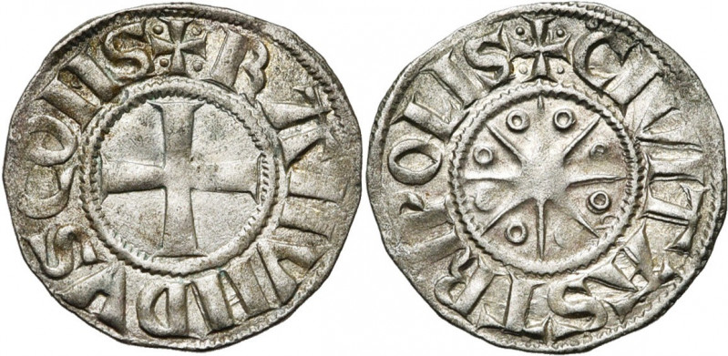 COMTE DE TRIPOLI, Raymond III (1152-1187), billon denier, vers 1173/1174-1187. T...