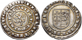 ROYAUME DE CHYPRE, Amaury, prince de Tyr, gouverneur (1306-1310), AR gros, s.d. (1310), Nicosie (?). Deuxième type. D/ + AMALRIC TIRE''SIS DOMINU/ CIP...