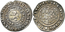 ROYAUME DE CHYPRE, Amaury, prince de Tyr, gouverneur (1306-1310), AR gros, s.d. (1310), Famagouste. Deuxième type. D/ + AMALRIC TIRENSIS DOMINUS/ CIPR...