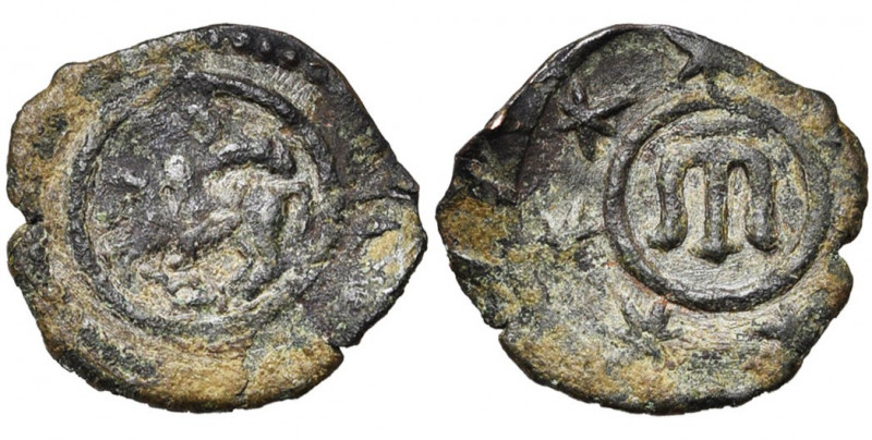 CAFFA, colonie génoise, Banque de Saint-Georges (1453-1475), AE follaro, s.d. D/...