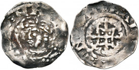 GRANDE-BRETAGNE, ROYAUME D''ANGLETERRE, Henri Ier (1100-1135), AR penny, vers 1125-1135, Londres. Quadrilateral on cross fleury type. Monétaire Baldwi...