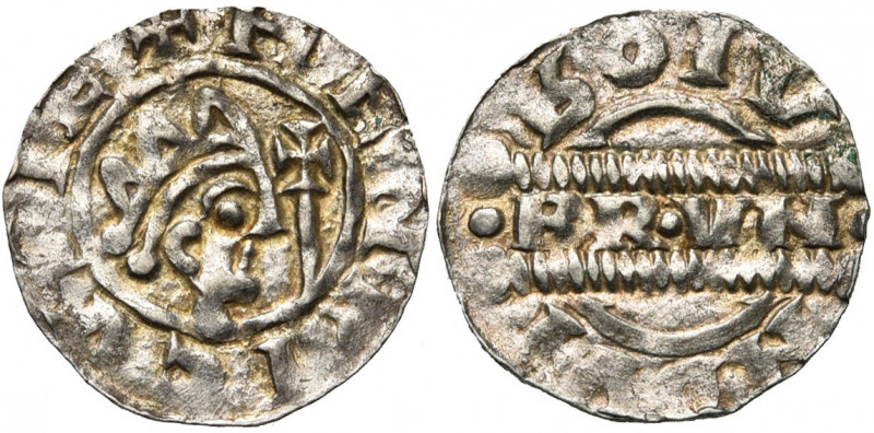 NEDERLAND, FRIESLAND, Graafschap, Bruno III (1050-1057), AR denarius, Leeuwarden...