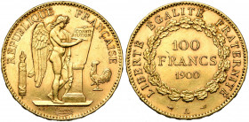 FRANCE, Troisième République (1871-1940), AV 100 francs, 1900A, Paris. Gad. 1137; Fr. 590. Petits coups. Coup sur la tranche.
Très Beau à Superbe