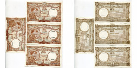 BELGIQUE, série de 4 billets de 20 francs, 30.11.1929, avec n° consécutifs.
Neufs