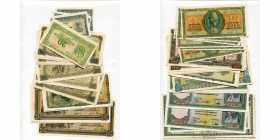 GRECE, lot de 61 billets: 25000 drachmes 1943 (4); 10000 drachmes 1942 (7); 5000 drachmes 1942 (8), 1943 (7); 1000 drachmes 1926 (2), 1939 (5), 1941, ...