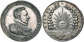 PAYS-BAS MERIDIONAUX, AR médaille, s.d. (1582), G. Pillon (Paris). Inauguration de François d''Anjou en Brabant et en Flandre. D/ FRANCOYS DVC DANIOU ...