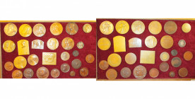 BELGIQUE, Royaume, lot de 27 médailles, dynastie belge, dont: 1833, Hart, Naissance du prince héritier Louis-Philippe; 1853, Hart, Majorité du Prince ...