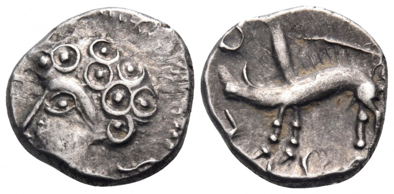 CELTIC, Central Gaul. Sequani. Circa 100-50 BC. Quinarius (Silver, 12.5 mm, 1.93...
