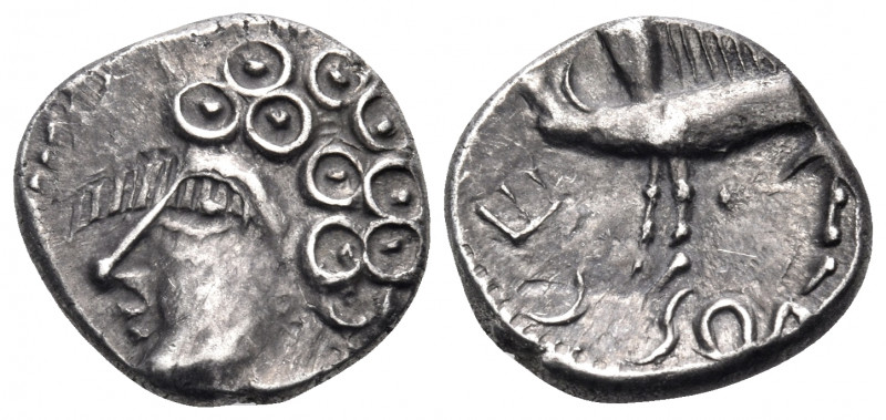 CELTIC, Central Gaul. Sequani. Circa 100-50 BC. Quinarius (Silver, 13 mm, 1.95 g...