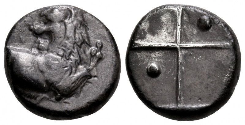 THRACE. Chersonesos. Circa 386-338 BC. Hemidrachm (Silver, 11.5 mm, 2.27 g). For...