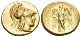 KINGS OF MACEDON. Alexander III ‘the Great’, 336-323 BC. Stater (Gold, 16 mm, 8.50 g, 12 h), Sidon (or possibly Ake or Damascus), undated, c. 333-305 ...