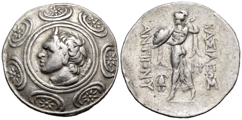 KINGS OF MACEDON. Antigonos II Gonatas, 277/6-239 BC. Tetradrachm (Silver, 31 mm...