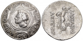 KINGS OF MACEDON. Antigonos II Gonatas, 277/6-239 BC. Tetradrachm (Silver, 32 mm, 17.06 g, 11 h), "dramatic style", Amphipolis, circa 252/1-246. Horne...